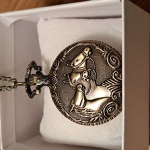 👻Horse pocket watch on 15" chain/ BUNDLE ONLY 2or more items